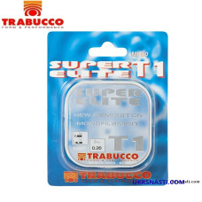 Леска монофильная Trabucco Super Elite T1 Tournament диаметр 0,20мм размотка 50м прозрачная